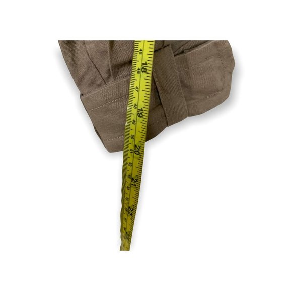 Zara Woman Khaki Linen Waist Tie Blazer Small - Picture 5 of 10